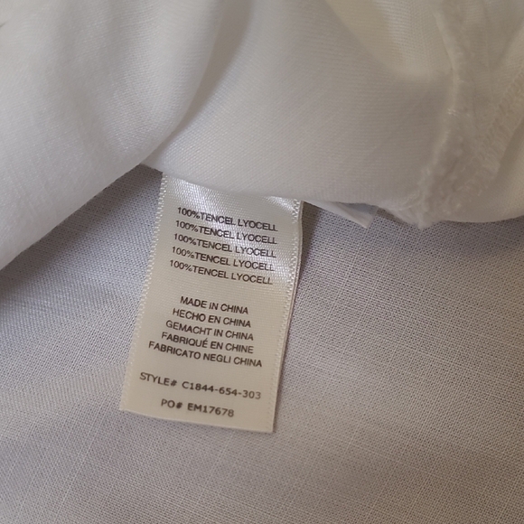 CLOTH & STONE Ivory Button-Up Shirt USED GOOD CONDITION ZISE S FOR WOMEN. - Picture 7 of 10